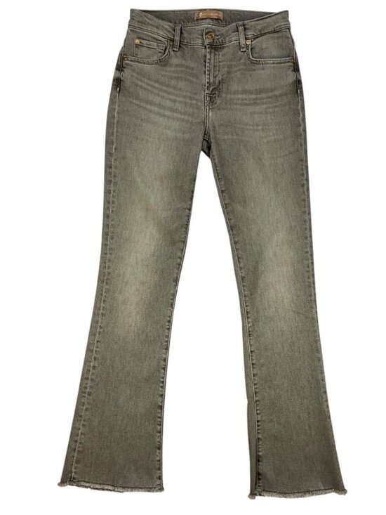 7 For All Mankind Denim - 7 For All Mankind 7FAM Bootcut Mid Rise Jean 28 Gray